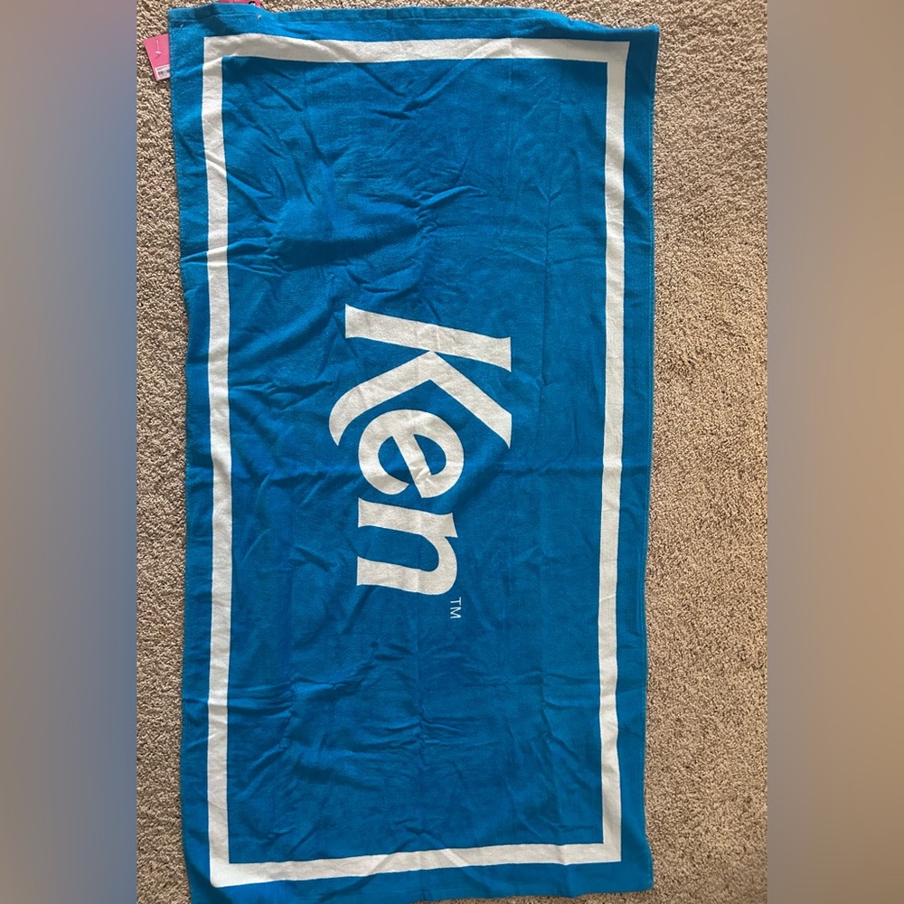Barbie Pink and Blue Towel